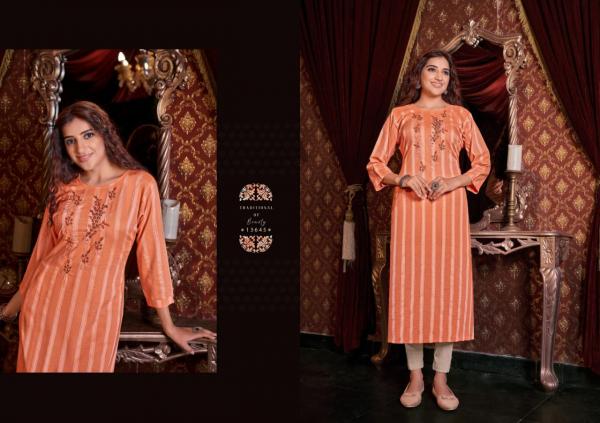 Kalaroop Optical New Embroidery Designer Kurti Collection